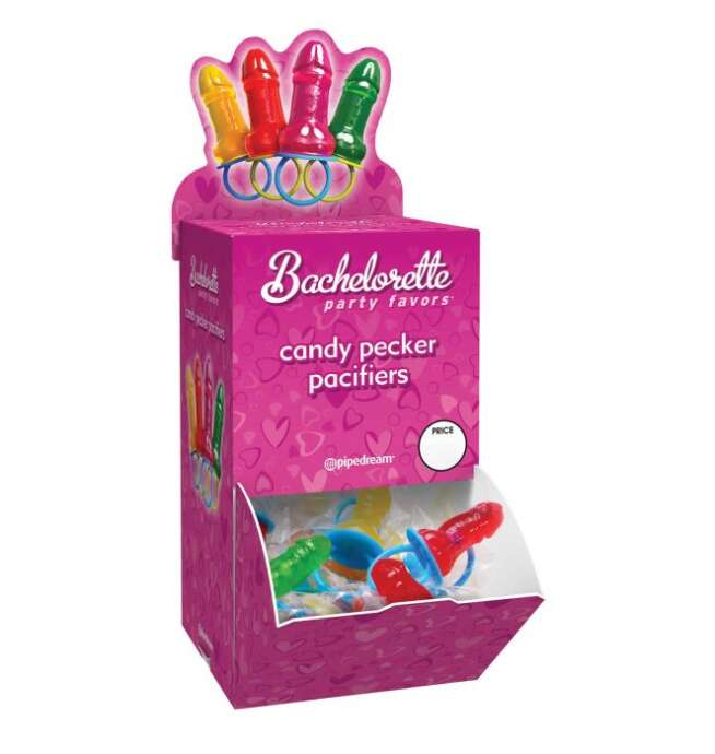 Bachelorette Party Favors Candy Pecker Pacifier Ring - Image 2