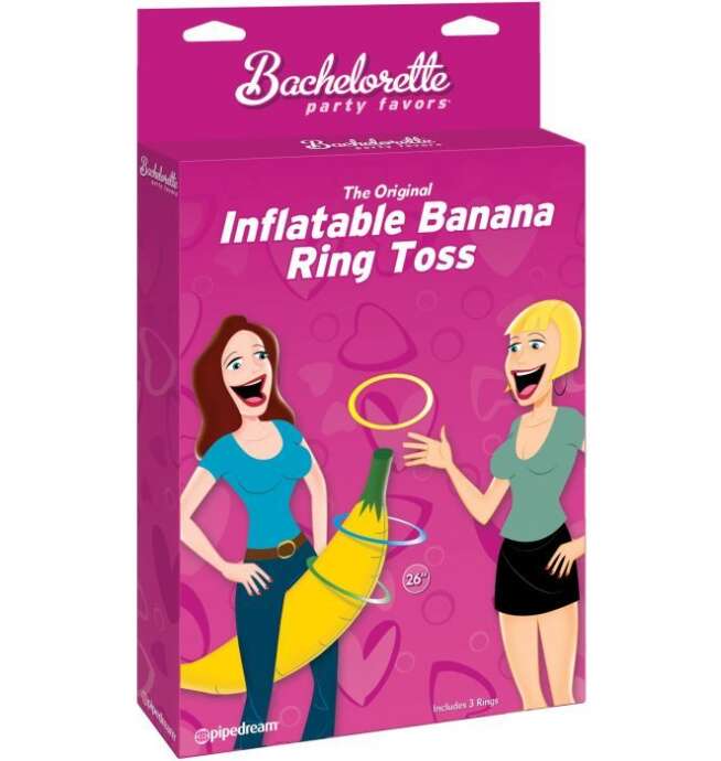 Bachelorette Party Favors Inflatable Banana Ring Toss Game