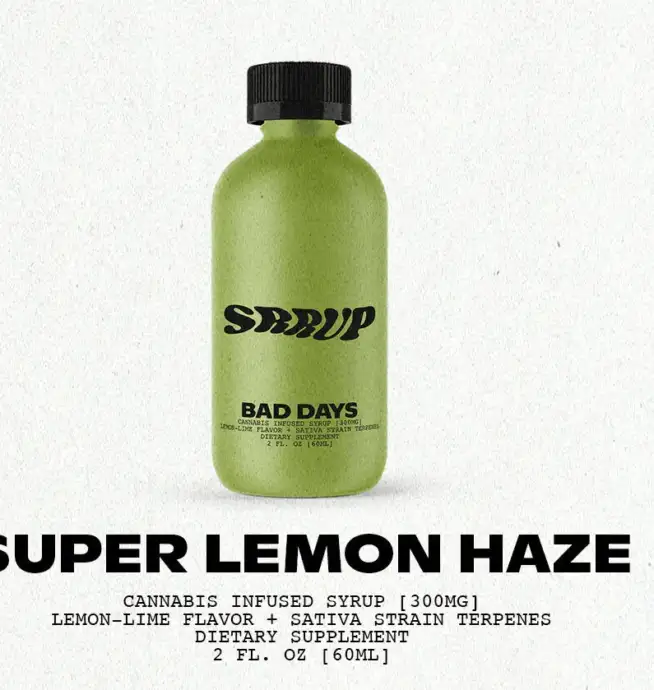 Bad Days Delta-9 + CBD 300mg SRRUP - Super Lemon Haze (Sativa)