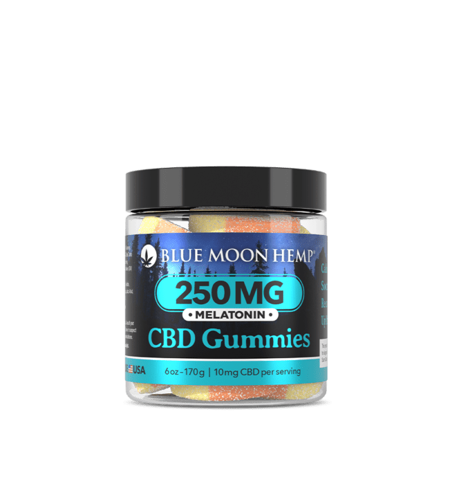 Blue Moon Hemp CBD Gummies 6oz 250mg - Melatonin