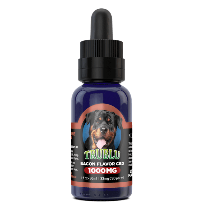 Blue Moon Hemp TruBlu Bacon – CBD Dog Tincture 1000mg