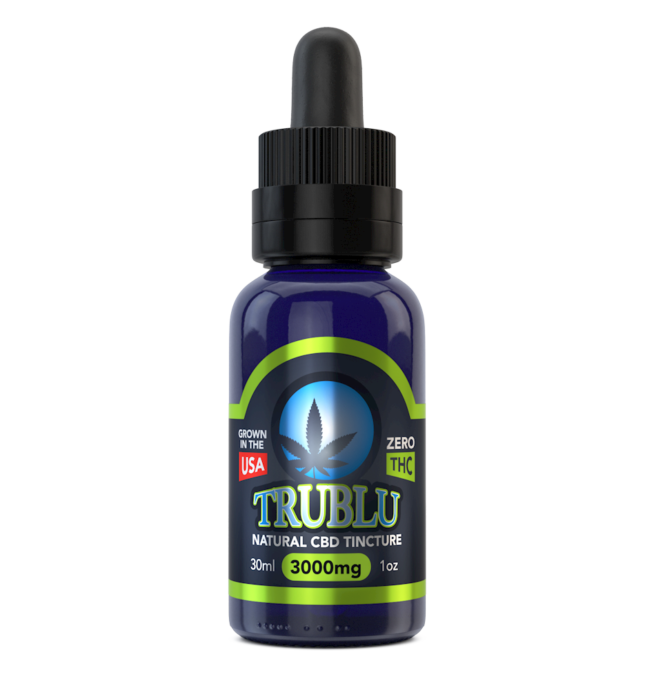 Blue Moon Hemp TruBlu Natural – CBD Tincture 3000mg