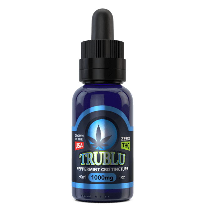 Blue Moon Hemp TruBlu Peppermint – CBD Tincture 1000mg