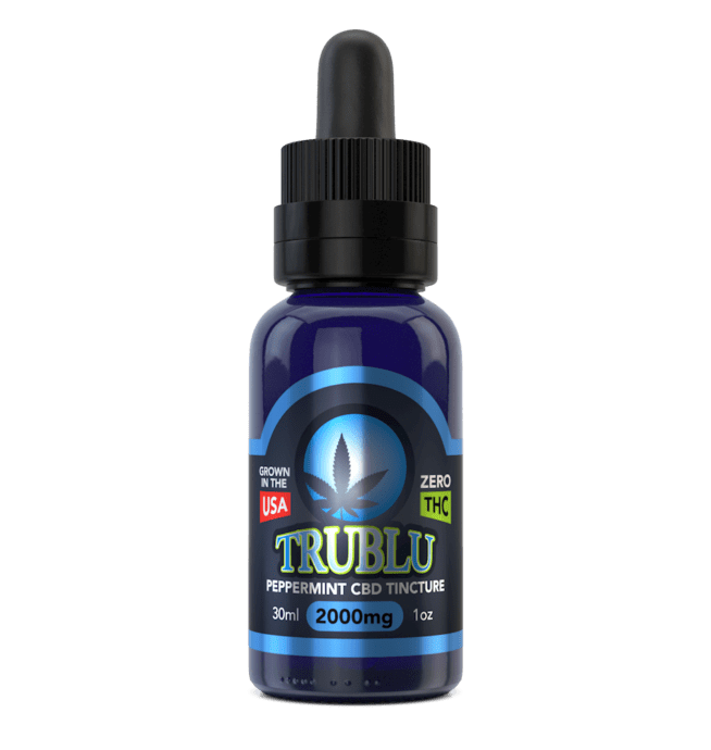 Blue Moon Hemp TruBlu Peppermint – CBD Tincture 2000mg