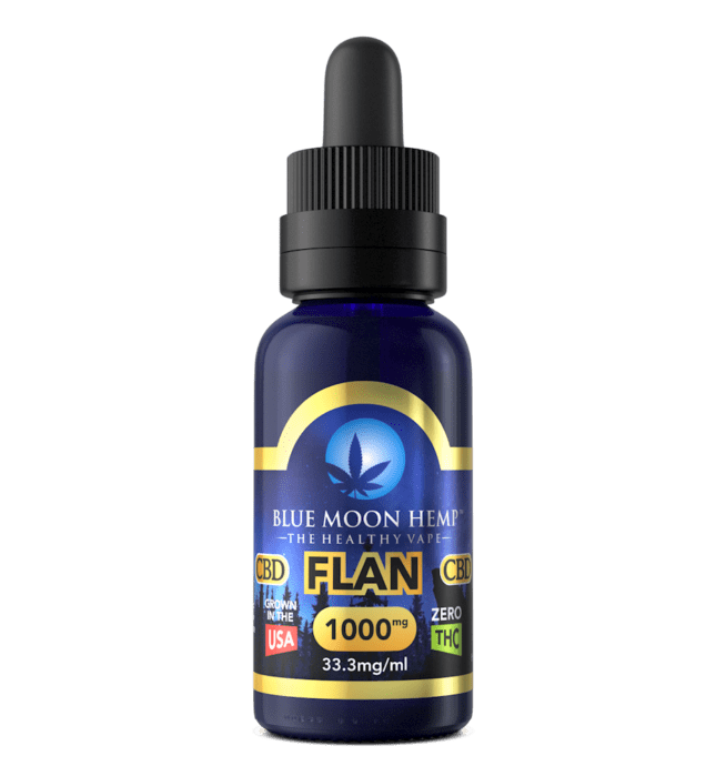 Blue Moon Vape CBD Total Eclipse 1000mg - Flan