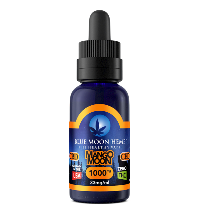 Blue Moon Vape CBD Total Eclipse 1000mg - Mango Moon