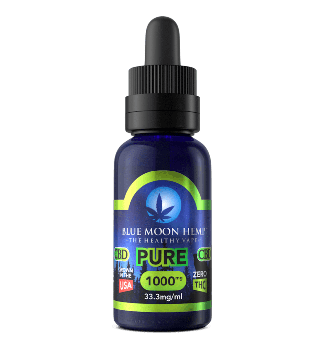 Blue Moon Vape CBD Total Eclipse 1000mg - Pure