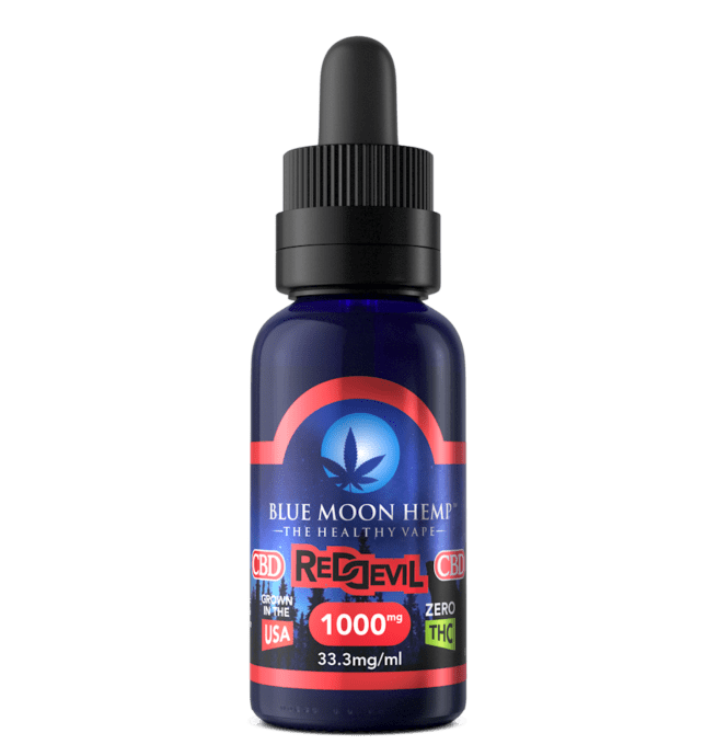 Blue Moon Vape CBD Total Eclipse 1000mg - Red Devil