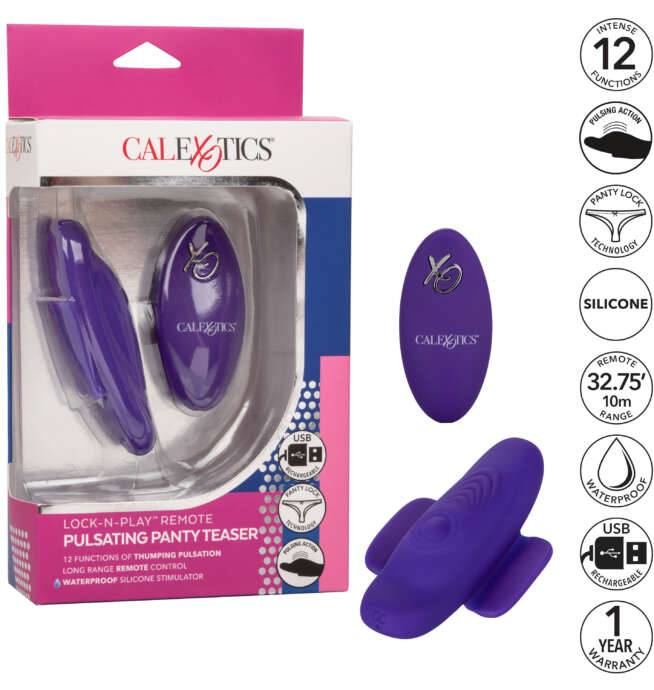 Calexotics Lock-N-Play™ Remote Pulsating Panty Teaser - Image 14