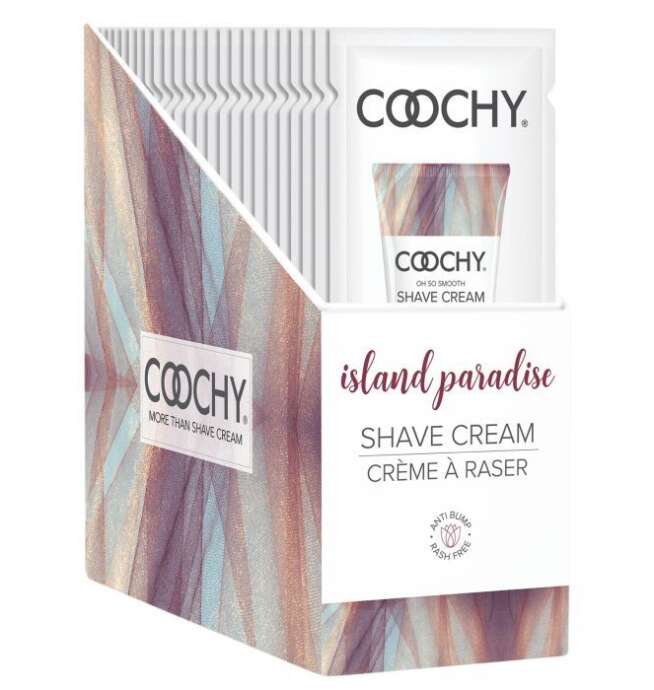 Coochy Shave Cream Island Paradise 15 ml Foil Pack