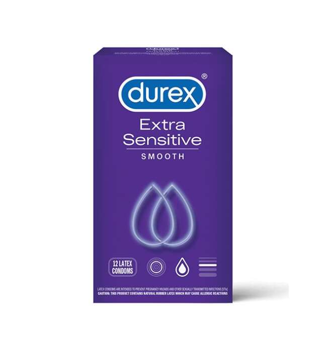 Durex Extra Sensitive Smooth Condom - Pack of 12