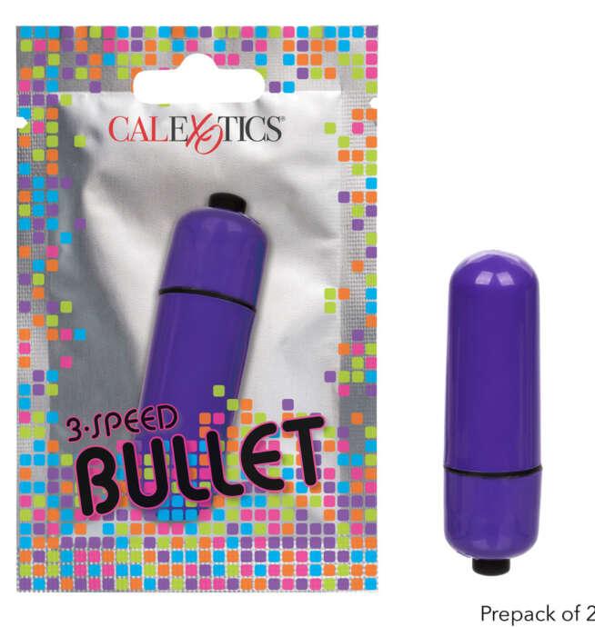 Calexotics Foil Pack 3-Speed Bullet - Purple