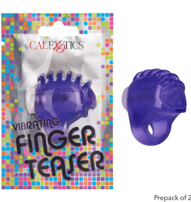 Calexotics Foil Pack Vibrating Finger Teaser - Pink - Image 3