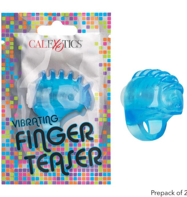 Calexotics Foil Pack Vibrating Finger Teaser - Pink - Image 2