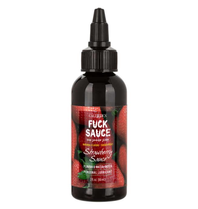 Calexotics Fuck Sauce™ Flavored Water-Based Personal Lubricant - Strawberry 2 fl. oz.