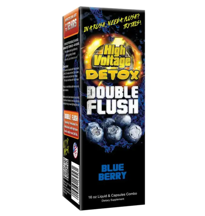 High Voltage Detox Double Flush - Blue Berry