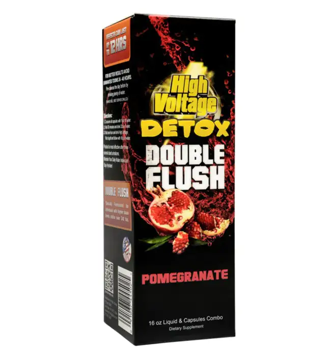 High Voltage Detox Double Flush - Pomegranate