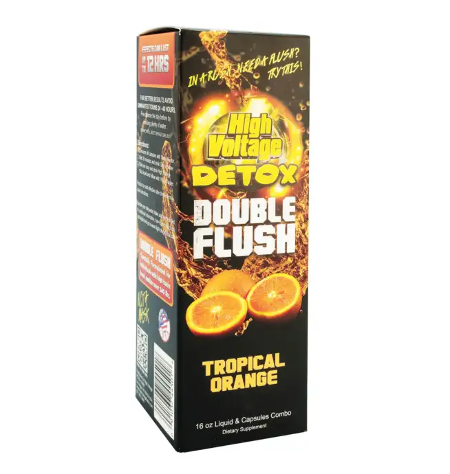 High Voltage Detox Double Flush - Tropical Orange