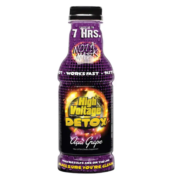 High Voltage Premium Detox Drink 16oz - Acai Grape