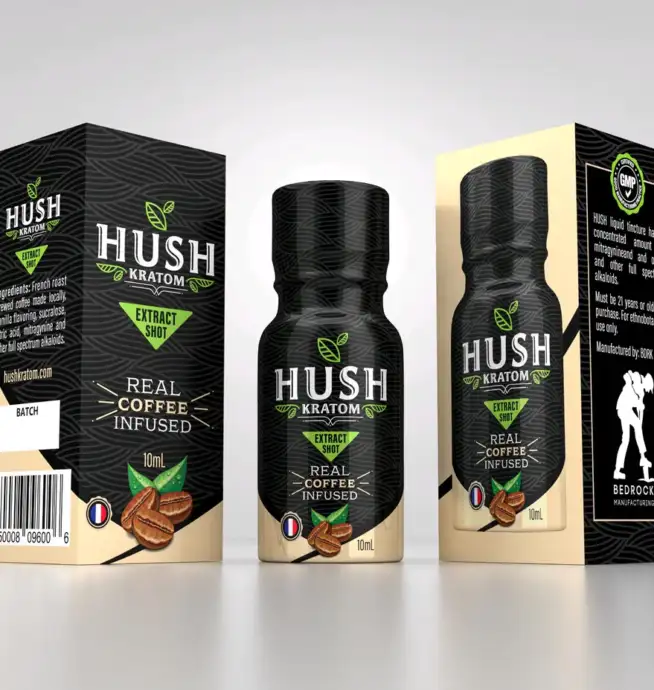 Hush Coffee Infused Kratom Shot 10 mL