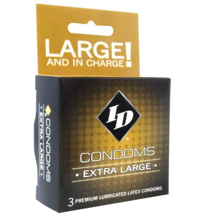 ID Extra Large Condoms - Box of 3