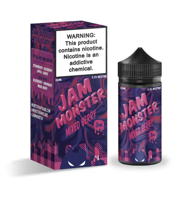 Jam MONSTER Synthetic - Mixed Berry 3MG 100mL