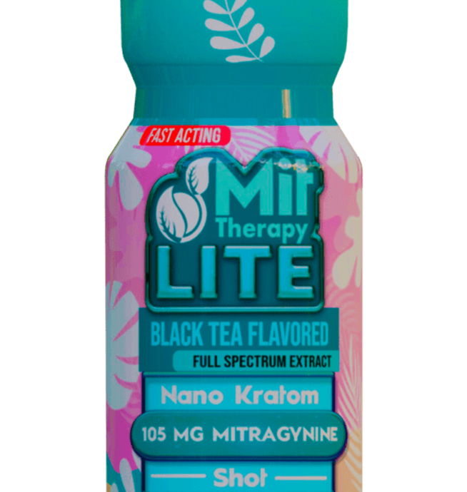 Mit Therapy Lite Black Tea Flavored Kratom Shot 10 mL