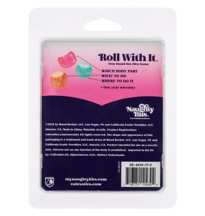 Calexotics Naughty Bits® Roll With It™  Icon-Based Sex Dice Game - Image 3