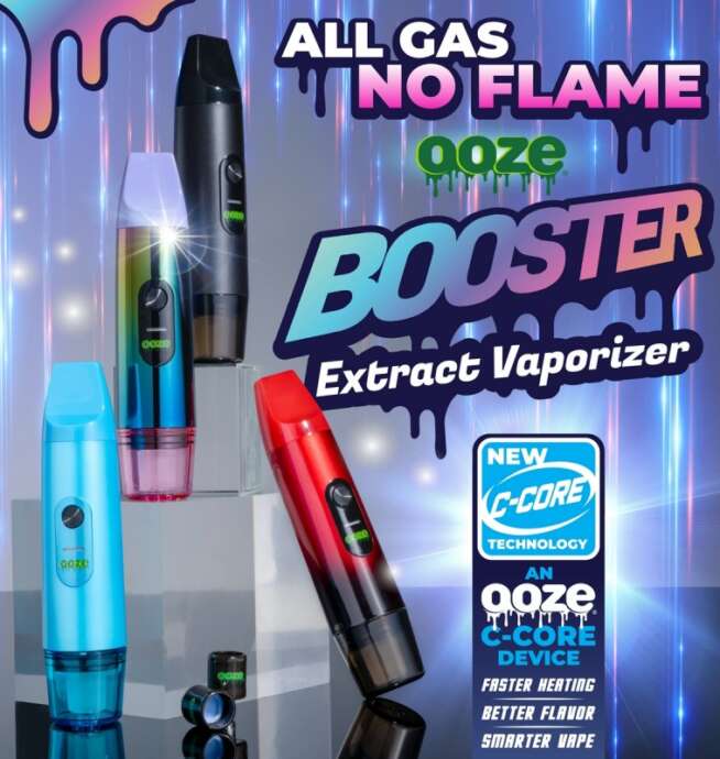 OOZE Booster 2-in-1 Extract Vaporizer - Rasta - Image 2