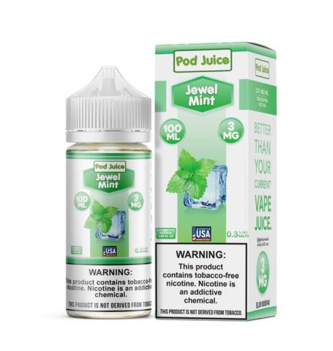 Pod Juice Synthetic - Jewel Mint 12MG 100mL