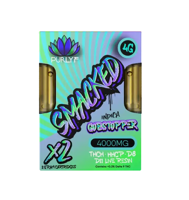 Purlyf Smacked x2 Gobstopper (Indica) 4G Cartridge