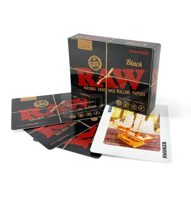 RAW Black Playing Cards