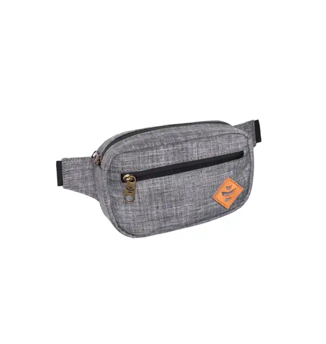 Revelry - The Companion - Smell Proof Crossbody Bag - Crosshatch Grey