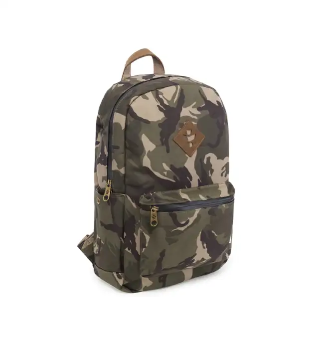 Revelry - The Explorer - Smell Proof Backpack - Camo Brown