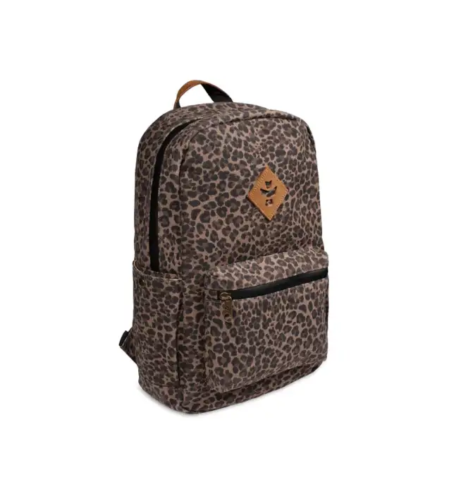 Revelry - The Explorer - Smell Proof Backpack - Leopard