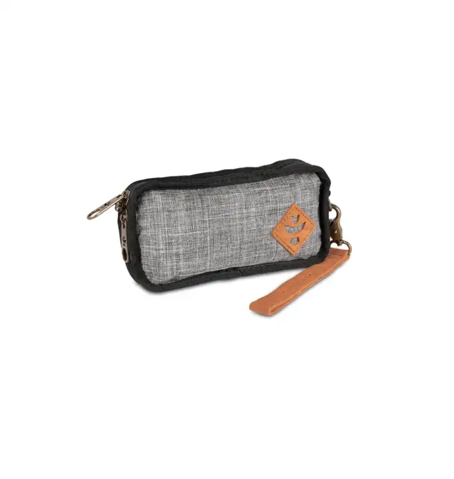 Revelry - The Gordito - Smell Proof Padded Pouch - Crosshatch Grey