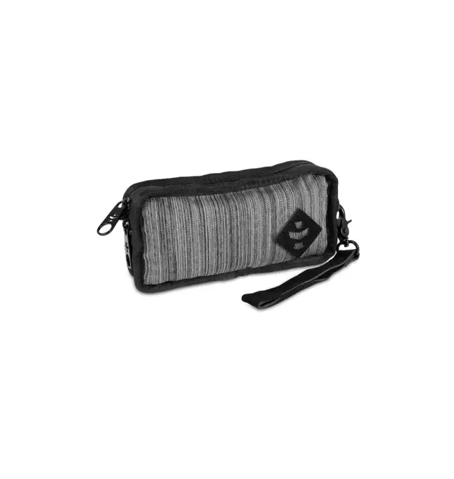 Revelry - The Gordito - Smell Proof Padded Pouch - Dark Striped Grey