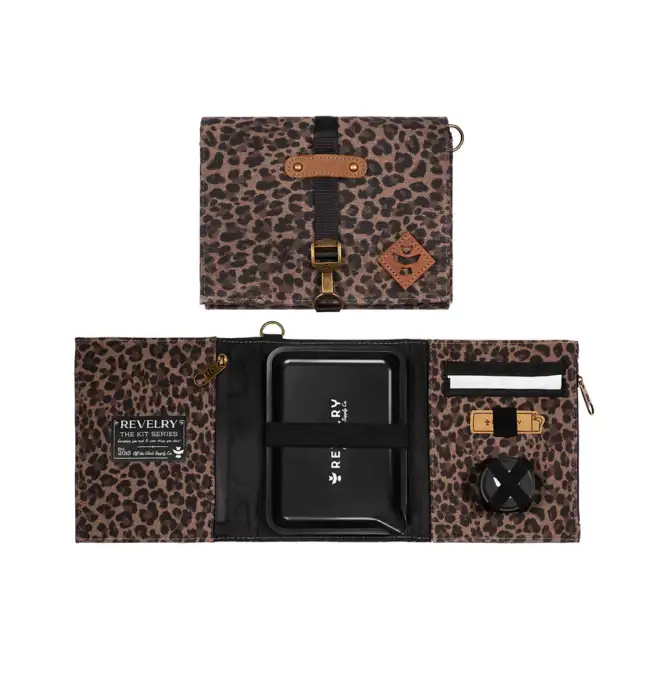 Revelry - The Rolling Kit - Smell Proof Kit - Leopard