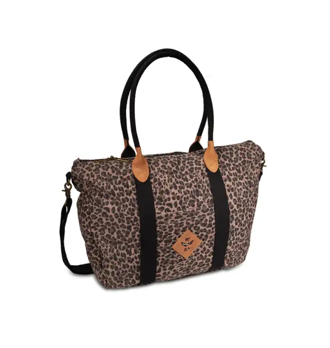 Revelry The Sheila - Leopard - Smell Proof Tote