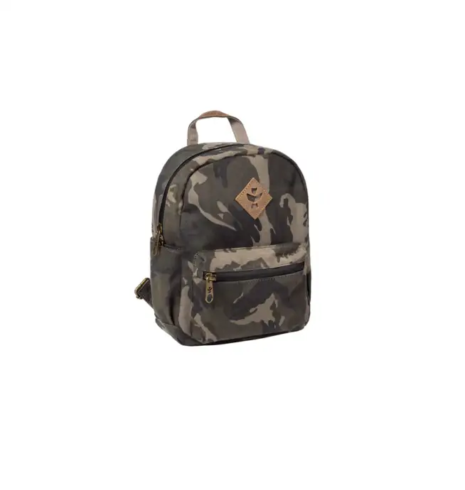 Revelry - The Shorty - Smell Proof Mini Backpack - Camo Brown