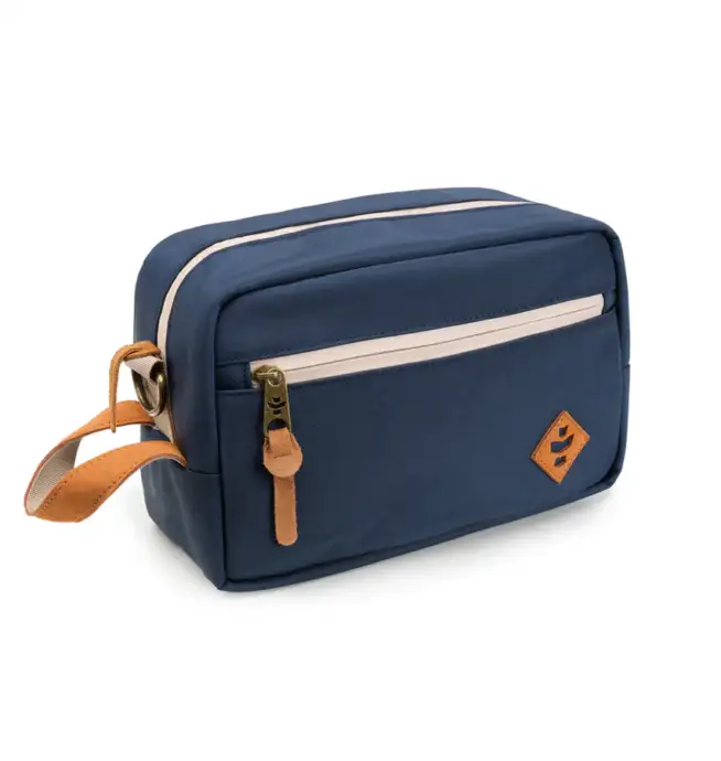 Revelry The Stowaway - Navy Blue - Smell Proof Toiletry Kit