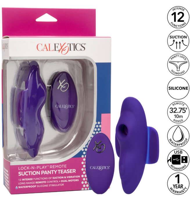 Calexotics Lock-N-Play Remote Suction Panty Teaser - Image 17