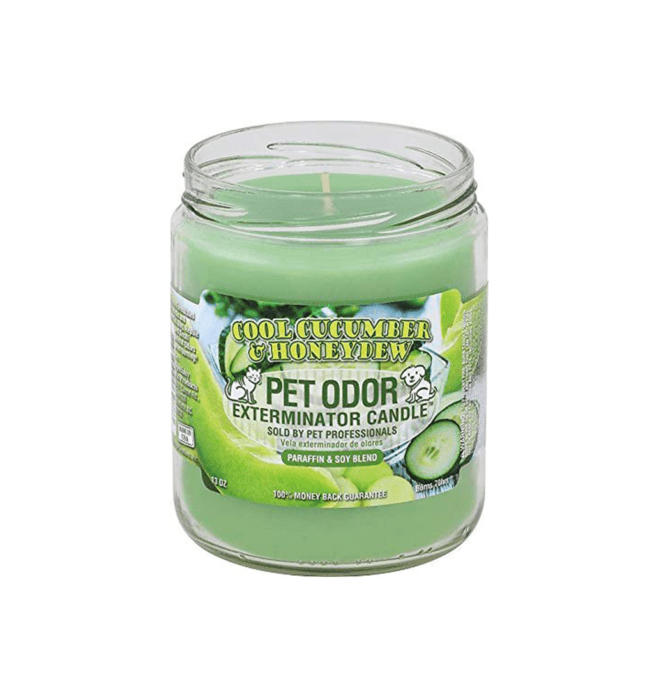 Smoke Odor Exterminator Candles - Cool Cucumber & Honeydew