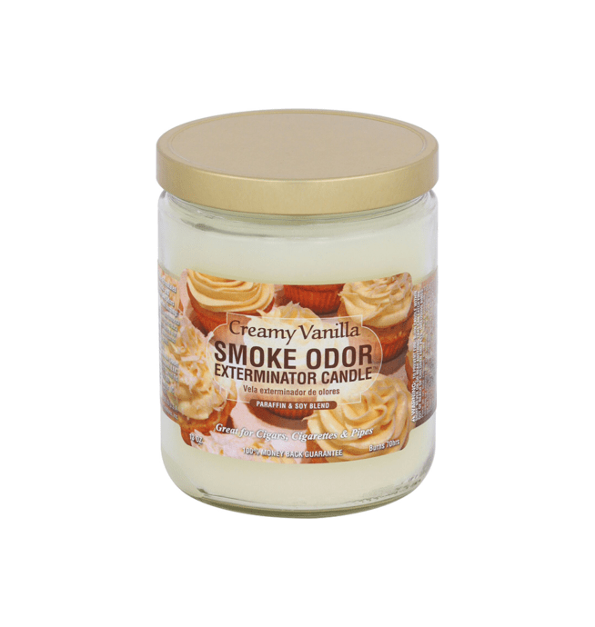 Smoke Odor Exterminator Candles - Creamy Vanilla