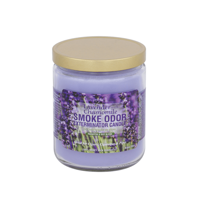 Smoke Odor Exterminator Candles - Lavender With Chamomile