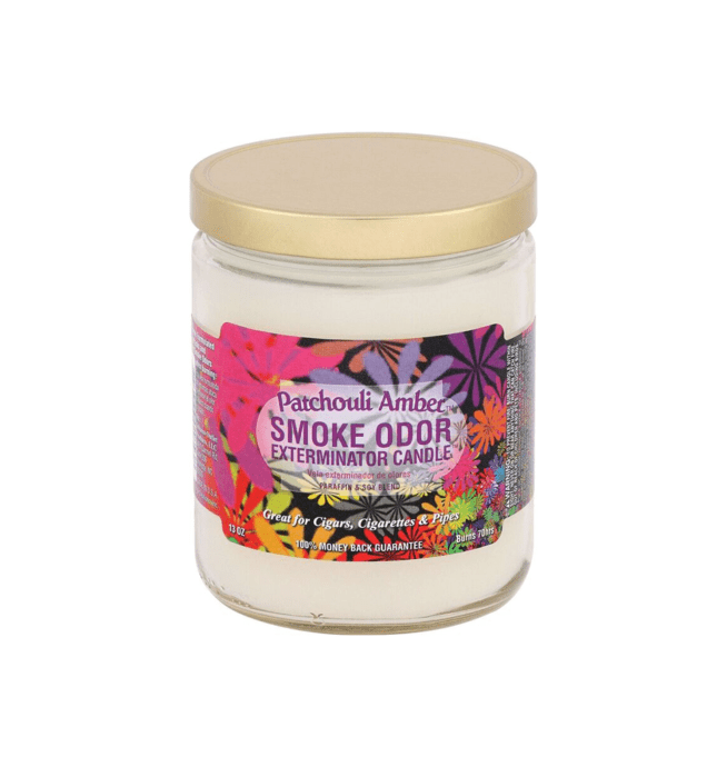 Smoke Odor Exterminator Candles - Patchouli Amber