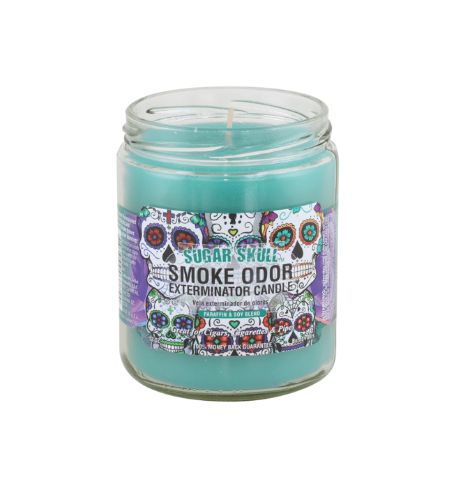 Smoke Odor Exterminator Candles - Sugar Skull