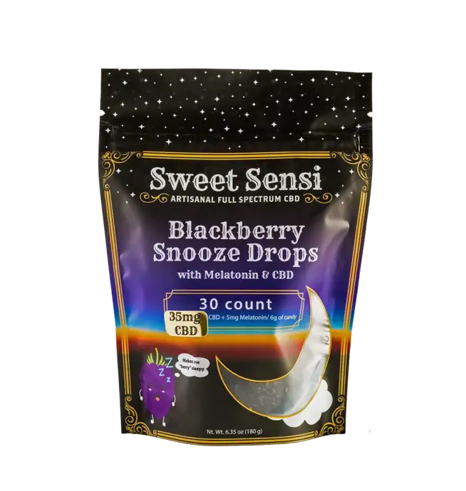 Sweet Sensi Blackberry Snooze Drops with Melatonin and CBD