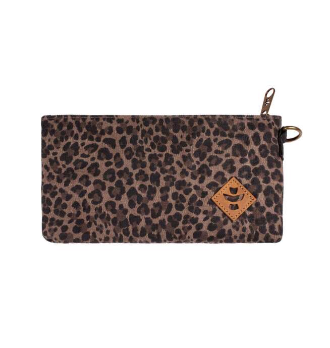 Revelry The Broker - Smell Proof Zippered Stash Bag - Leopard