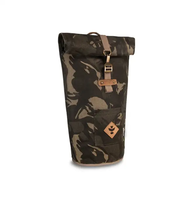 Revelry The Defender - Smell Proof Padded Backpack - Camo Brown